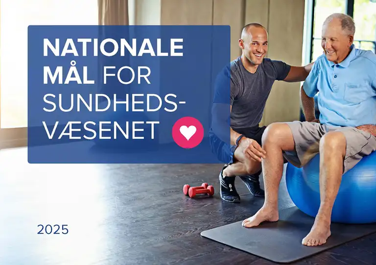 Forside på Nationale mål for sundhedsvæsenet 